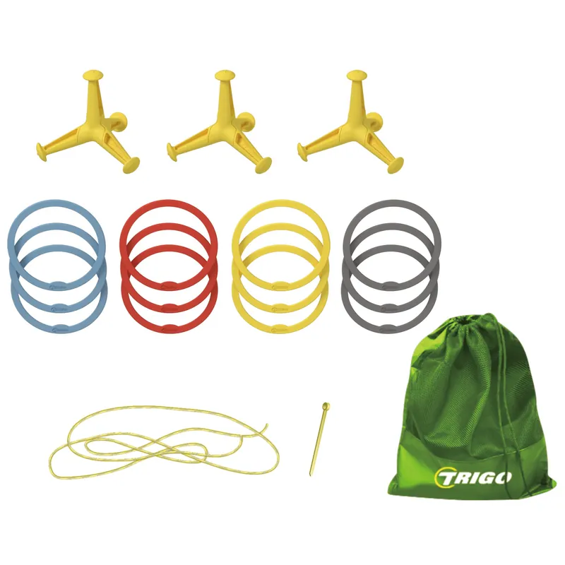 Super-Preis Do U Play Trigo Ringwurfspiel Wurfspiel Dreieck-Zielzone 2–4 Spieler