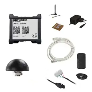 Kathrein CAR 4G LTE WLAN Router Set mit Dual-SIM Funktion und Außenantenne Sichere Zahlung