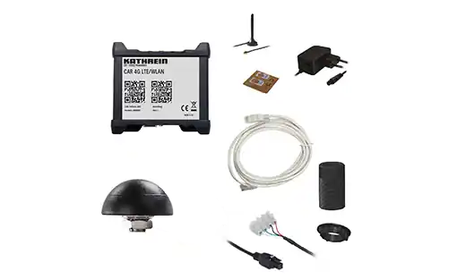 Kathrein CAR 4G LTE WLAN Router Set mit Dual-SIM Funktion und Außenantenne Sichere Zahlung