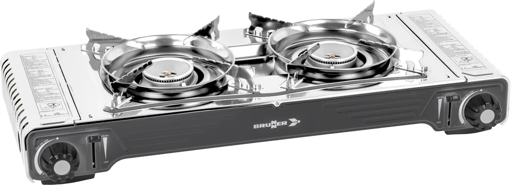 Brunner Devil Double SD Kartuschenkocher 2 Brenner, Gaskocher Aktuell