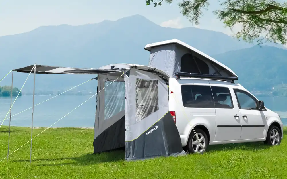 Brunner Pilote Caddy 5 Heckzelt Fahrzeugzelt 1,40 x 1,90 m Meter für VW Caddy 5 Begrenztes Angebot