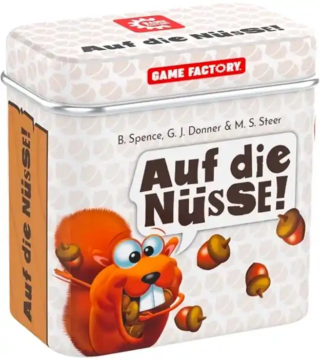 Game Factory Auf die Nüsse Würfelspiel für 2-4 Spieler ab 8 Jahren Must-Have
