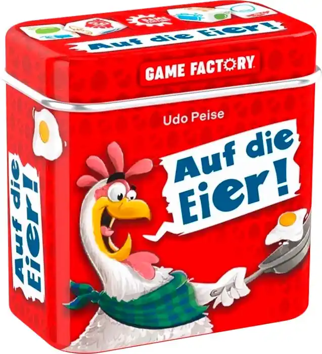 Abverkauf Game Factory Auf die Eier Würfelspiel für 2-5 Spieler ab 8 Jahren