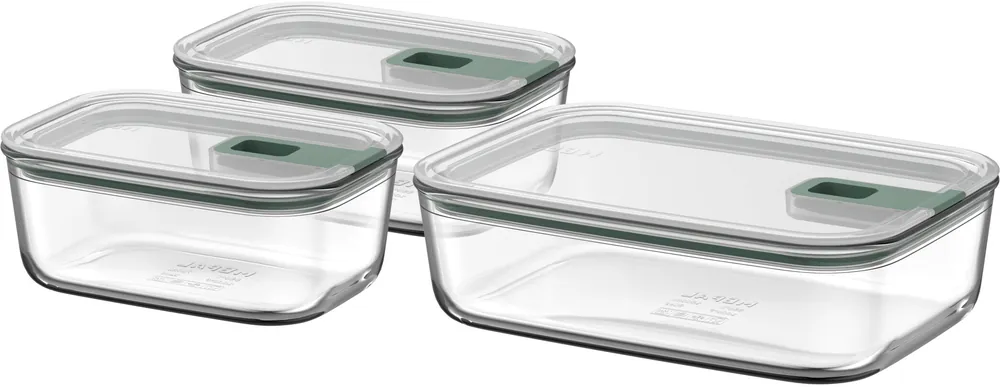 Bestseller Mepal EasyClip Glas Frischhaltedosen Set 3-teilig