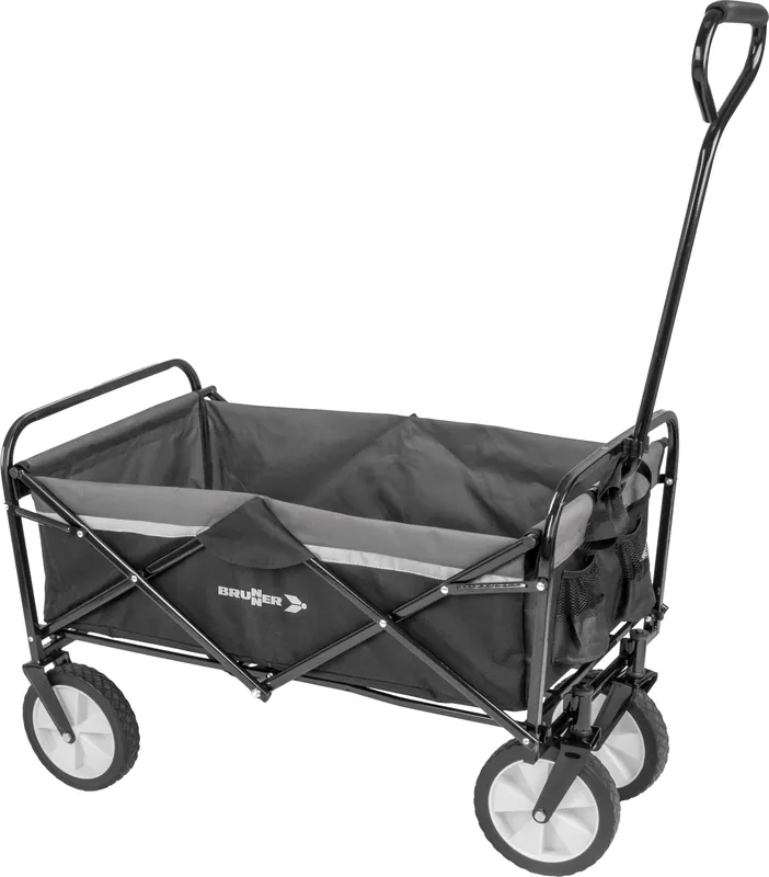 Markenware Brunner Cargo Linx Bollerwagen klappbar schwarz 100 x 53,5 x 60 / 102 cm