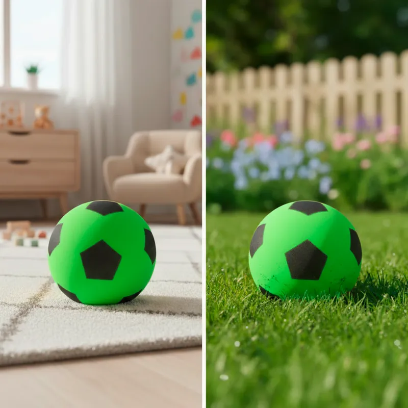 Mega-Angebot alldoro Schaumstoffball im Fussball Design für Kinder 20 cm