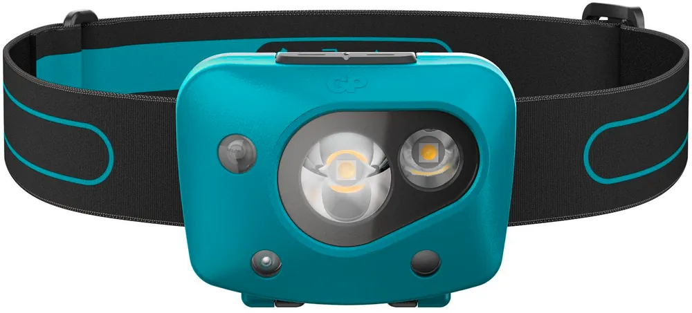 GP Batteries CH44 Stirnlampe 300 Lumen mit Bewegungssensor Markenprodukt