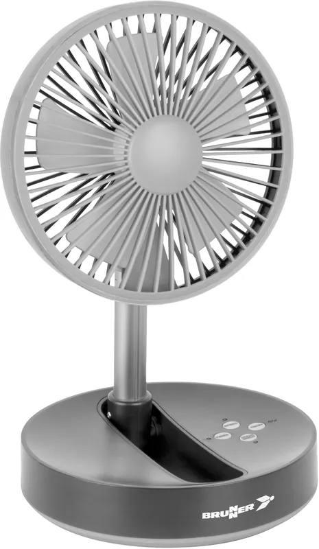 Brunner HurriFAN RG Teleskop Ventilator Akku wiederaufladbar mit LED 3,7V Begrenztes Angebot