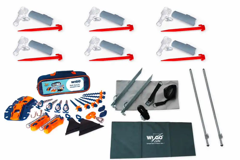 Wigo Rock and Rolli Paket Plus Markisenzelt Zubehörset inkl. Tragetasche Jetzt Kaufen