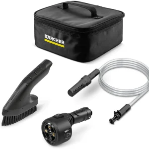 Kärcher OC Druckreiniger Zubehörtasche Adventure inklusive Ansaugschlauch, Schrubbbürste, 4-in-1 Multi Jet Knallerangebot