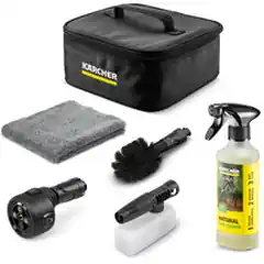 Kärcher OC Druckreiniger Zubehörtasche Bike inklusive Multi Jet 4-in-1/Schaumdüse/Natural Bike Cleaner/Fahrradbürste/Mikrofasertuch Sonderaktion