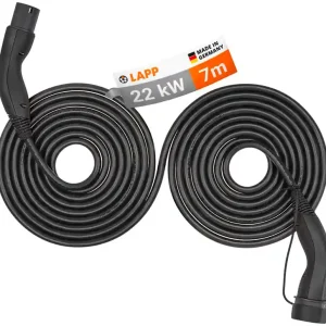 Lapp Selbstaufrollendes Doppelhelix Ladekabel Typ 2 Mode 3 / 3-phasig 32 A bis 22 kW 7 Meter Nur Für Kurze Zeit
