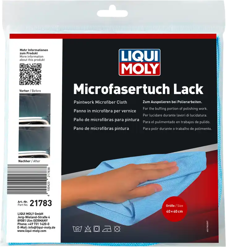 Neu Im Sortiment Liqui Moly Microfasertuch Lack 40 x 40 cm