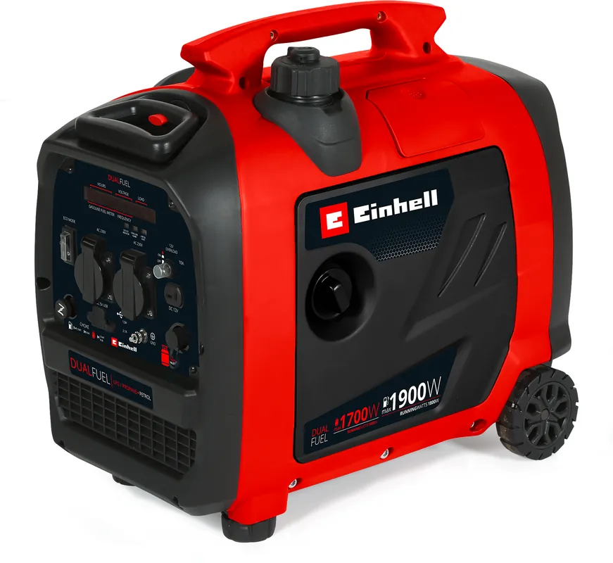 Einhell TE-IG 1900 DF Inverter-Stromerzeuger Benzin oder Gas 1900 W Letzte Chance