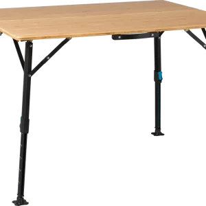 Defa BLS Campingtisch Bambus höhenverstellbar Expressversand