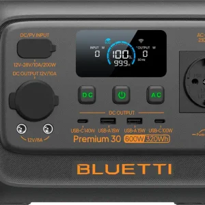Bluetti Premium 30 V2 Powerstation mit USV-Funktion 320 Wh 600 W Nur Für Kurze Zeit