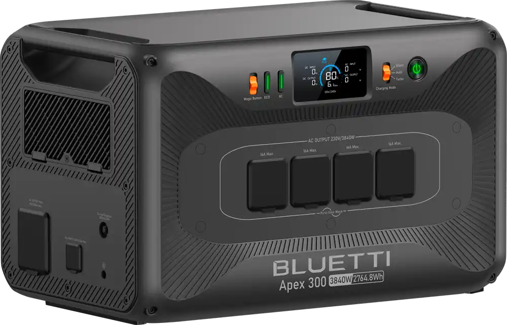 Knallerangebot Bluetti Apex 300 Powerstation mit USV-Funktion 2764,8 Wh / 3840 W