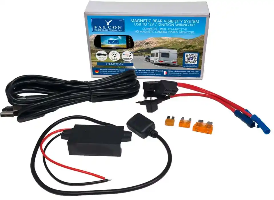Falcon Monitor-Festverkabelungsset für HD Magnet-Funkkamerasystem 12 V Preis Gesenkt