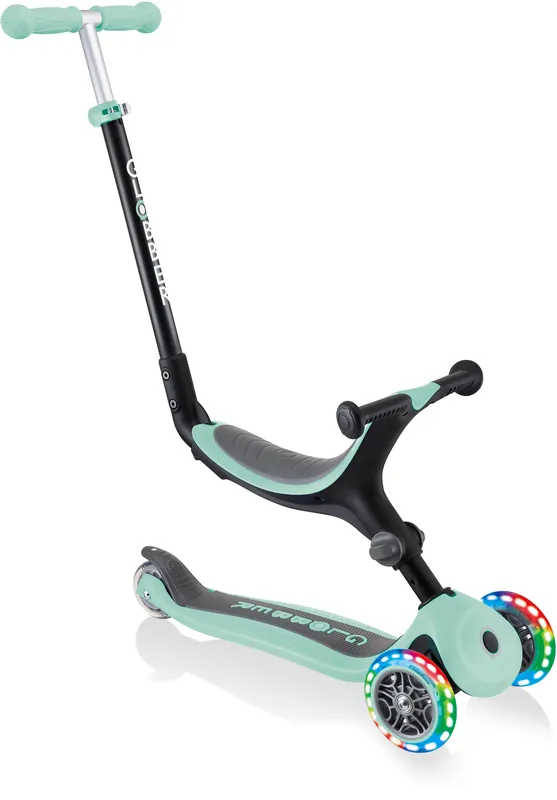 Neuheit Globber Go Up Foldable Lights Kinderroller 3-in-1 Maximalgewicht 50 kg