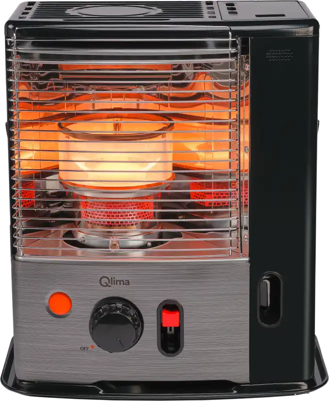 Markenware Qlima R 8128S C-2 Paraffin-Dochtheizung mit Co₂-Sensor