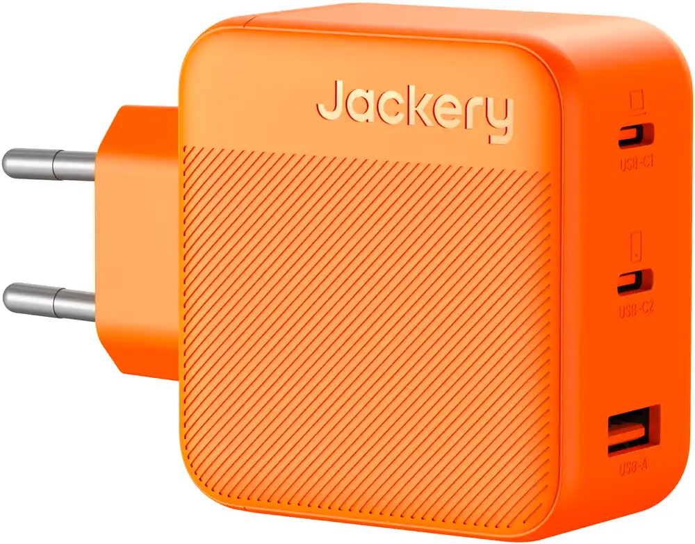 Rabatt Jackery GaN 3-Port Schnellladegerät mit 100 W USB-C Power Delivery
