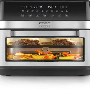 Expressversand CASO AirFry DuoChef Doppel-Heißluftfritteuse 14 lLiter 2.200 W schwarz