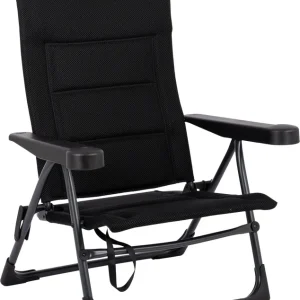 Kracherpreis Crespo AP/205 Air-Deluxe Strandstuhl 7-fach verstellbare Rückenlehne schwarz