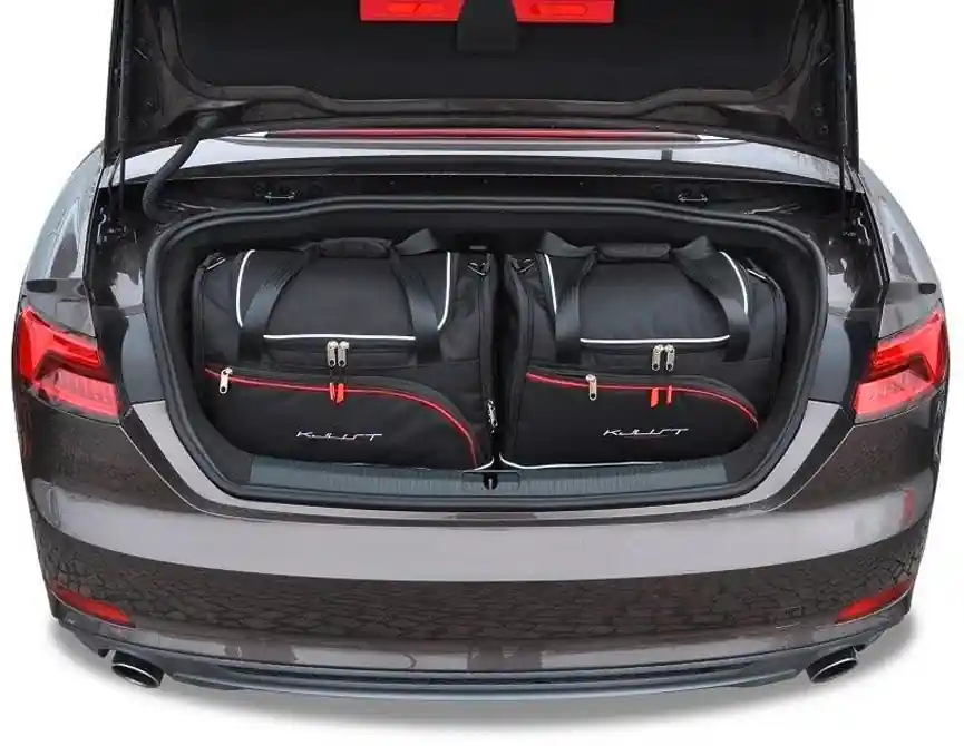 Sichere Zahlung KJUST Kofferraumtaschen-Set 4-teilig für Audi A5 und S5 Cabrio F5 2017–2018
