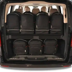KJUST 7-teiliges Kofferraumtaschen-Set für Mercedes-Benz V-Klasse Lang ab 2015 Expressversand