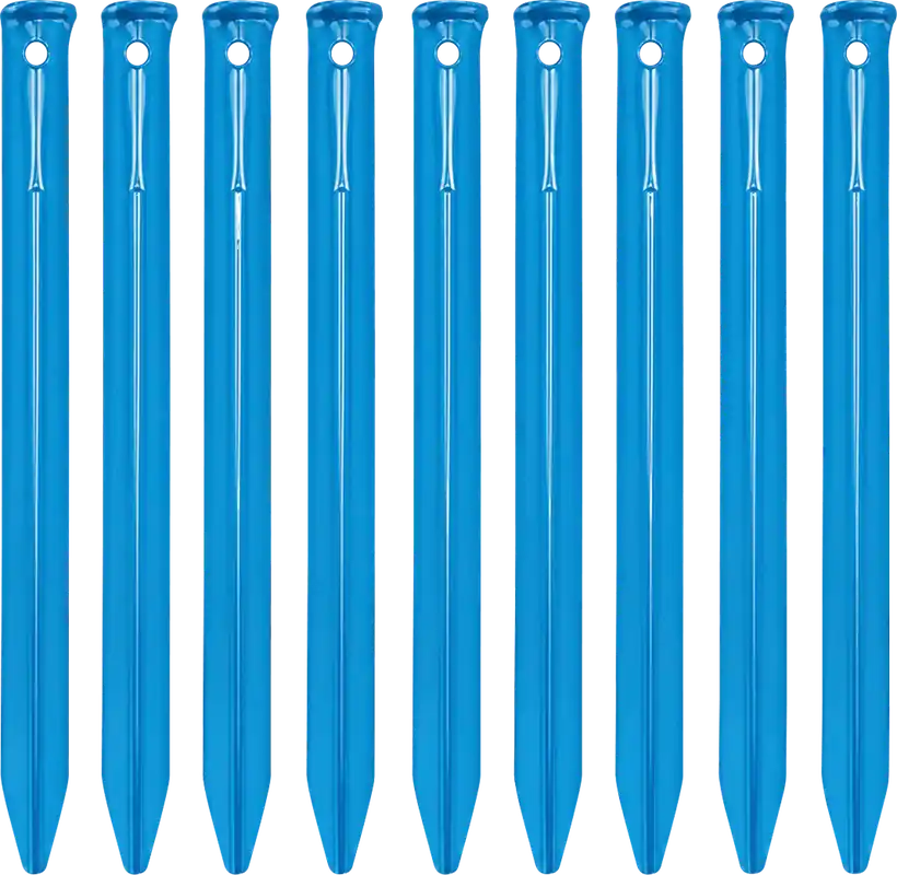 Berger BasePeg V-Profil Zelthering 23 cm aus Aluminium für gemischte Böden, 10er-Pack Preis Gesenkt