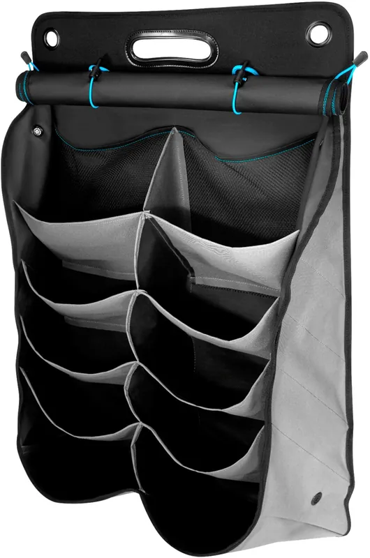 Super-Preis Thule Schuhorganizer mit 10 Schuhtaschen für Wohnmobil und Caravan schwarz/grau