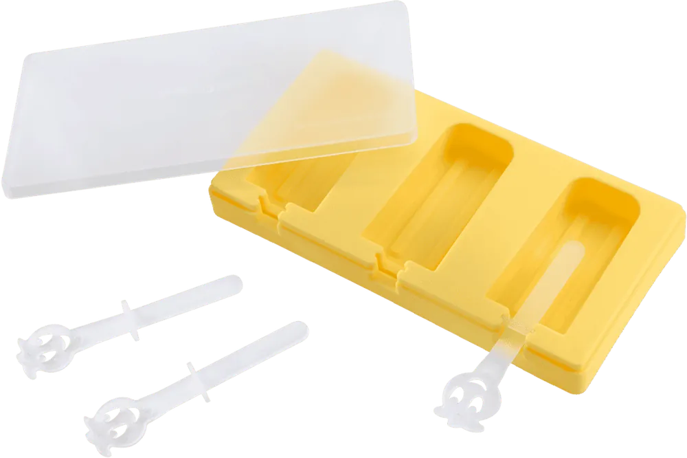 Metaltex Fun Kitchen Eislollyformer für 3 Eislollys mit Silikonform und Deckel Mega-Angebot
