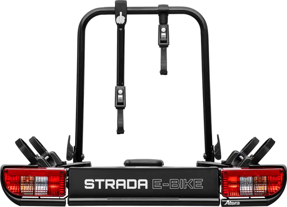 Atera Strada E-Bike Pro Black Edition Anhängerkupplungsträger für 2 Fahrräder erweiterbar auf 3 Fahrräder Sonderangebot