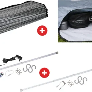 Günstig Dometic Vorzelt-Zubehörset Rally 330 mit Teppich, Organizer und SabreLink 150 LED-Beleuchtung