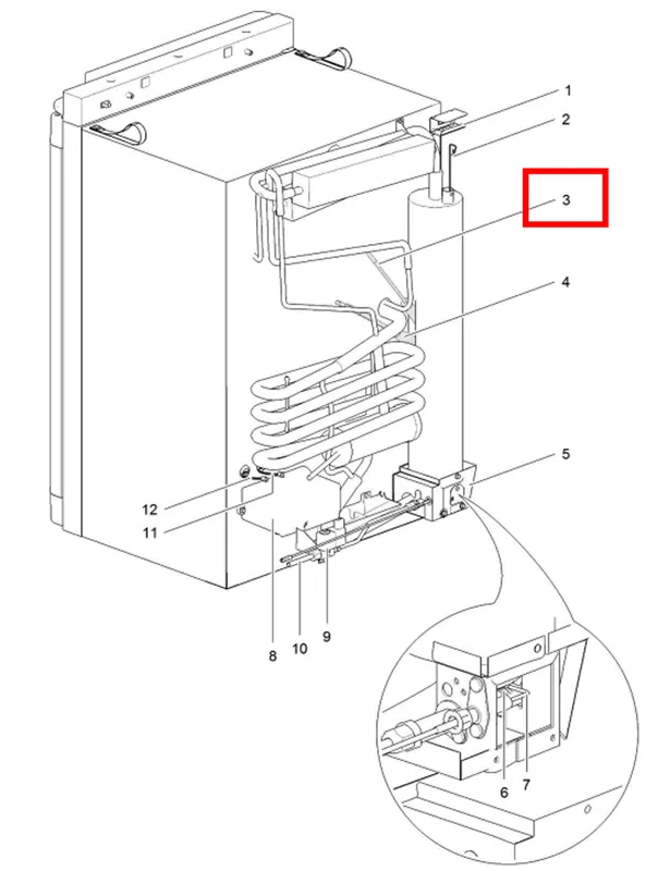 Preisknaller Thetford SR Heater 230 V AC 153 W Heizelement für Camping-Kühlschrank N3000-Modelle Ersatzteilnummer 633575