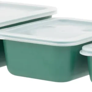 Bo-Camp Aufbewahrungsdosen aus recyceltem RPET grün BPA-frei 3er-Set Solange Der Vorrat Reicht