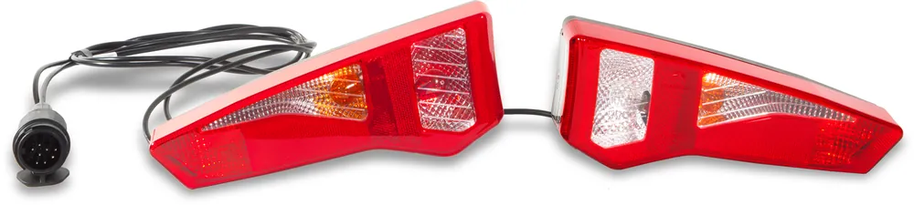 Geprüft Uebler Rückleuchtenset links und rechts mit Kabel und Stecker für Fahrradträger i21 Z, i31, i31 Z und F34 Ersatzteilnummer E1906