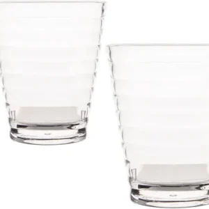 Solange Der Vorrat Reicht Bo-Camp Rib Limonadengläser aus MS-Kunststoff im 4er-Set 350 ml