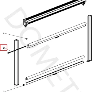 Ausverkauf Dometic Federmotor für Rastrollo und Roller-Blind-Systeme Ersatzteilnummer 4460003154