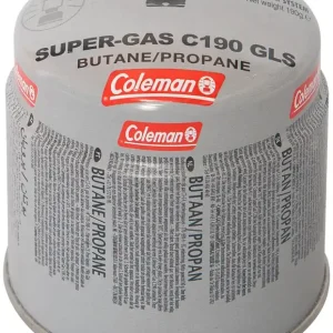 Neue Kollektion Coleman C190 GLS Stechkartusche Butan-Propan-Gemisch mit Gas Lock System 190 g