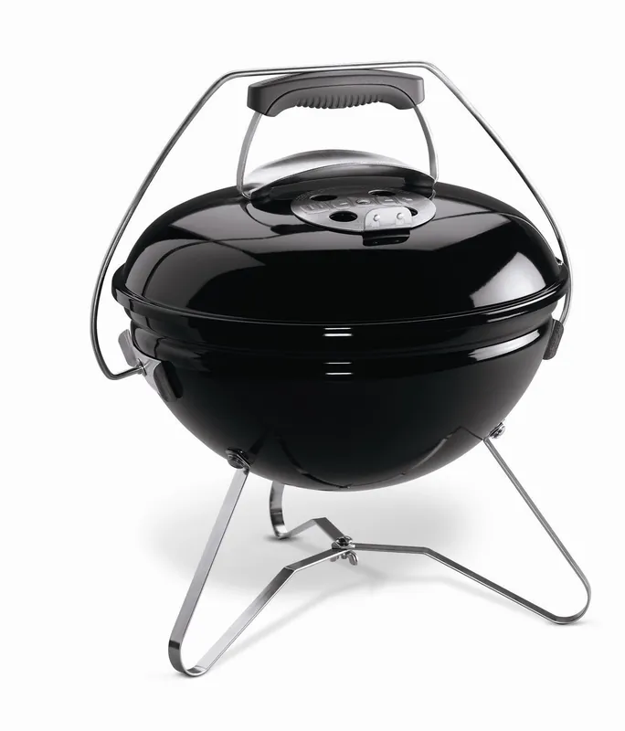 WEBER Smokey Joe Premium schwarz, Ø 37 cm, Tragebügel als Deckelhalter Beliebt