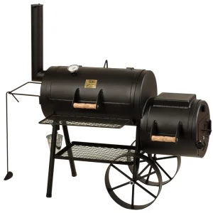 Preisreduziert RUMO Joe‘s BBQ-Smoker 16" Special 6,35 mm Wandstärke, mit Kochplatte + Ablage