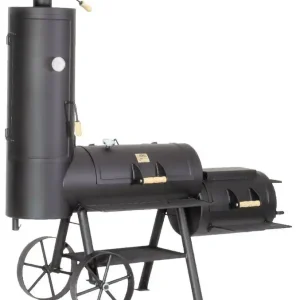 RUMO Joe‘s BBQ-Smoker 16" Chuckwagon 6,35 mm Wandstärke, mit Räucherturm Sofort Bestellen