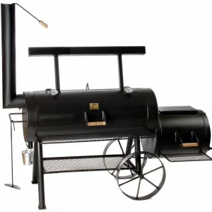 RUMO Joe‘s BBQ-Smoker 20" Championship Longhorn lange Version, 6,35 mm Wandstärke Expressversand