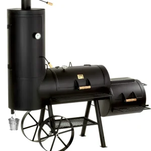 RUMO Joe‘s BBQ-Smoker 20" Chuckwagon 6,35 mm Wandstärke, mit Räucherturm Günstig