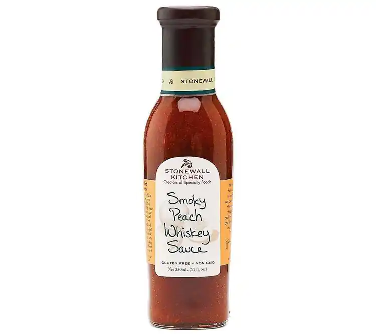 STONEWALL KITCHEN Sauce Smoky Peach Whiskey 330 ml Glutenfrei Schneller Versand