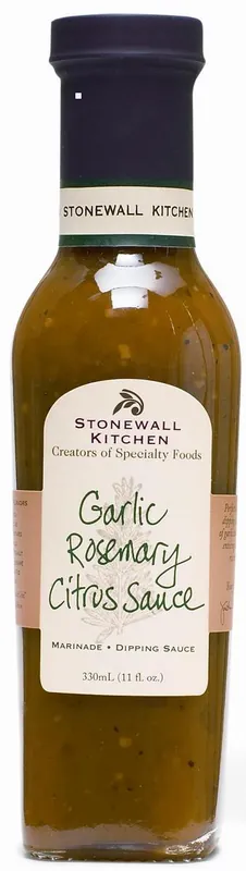 STONEWALL KITCHEN Sauce Garlic Rosemary Citrus 330 ml Glutenfrei Bestpreis