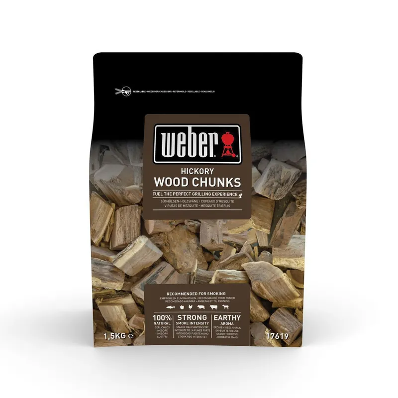 WEBER Wood Chunks Hickory 1,5 kg Günstig