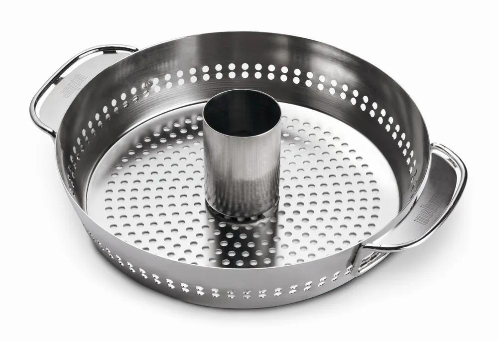 WEBER Gourmet BBQ System - Geflügelsitz Edelstahl, ohne Grillrost Direkt Vom Hersteller