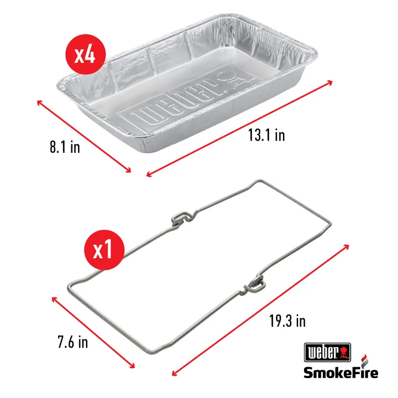 Neue Kollektion WEBER Räucher-Kit für Smoke Fire Grills, kompatibel zu 6416
